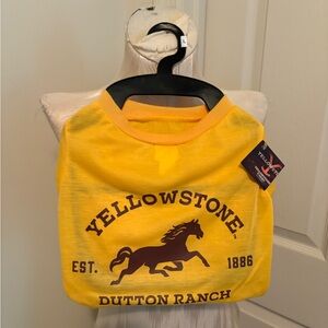 Yellowstone Dutton Ranch Yellow Dog Shirt size L net